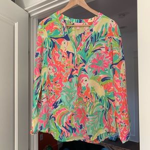 100% Silk Lilly Pulitzer Tunic 🌺🌴